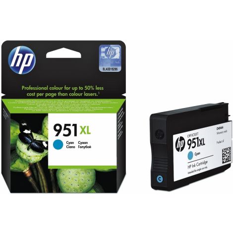 Cartridge HP 951 XL (CN046AE), azurová (cyan), originál