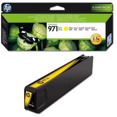 Cartridge HP 971 XL (CN628AE), žlutá (yellow), originál