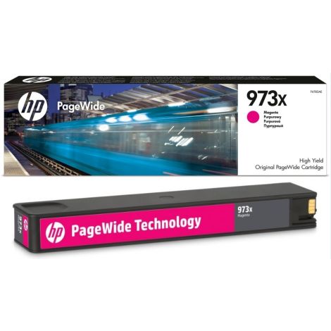 Cartridge HP 973X, F6T82AE, purpurová (magenta), originál