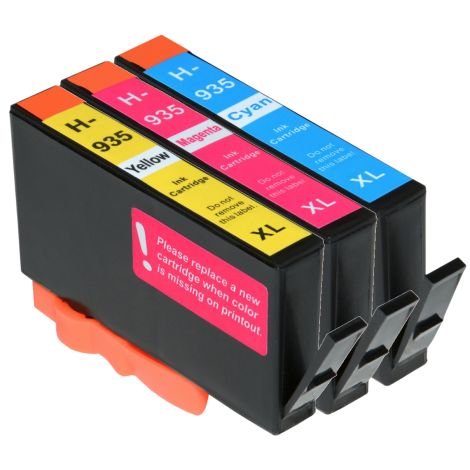 Cartridge HP 935 XL (F6U78AE), CMY, 3-pack, multipack, alternativní