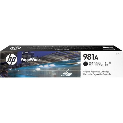 Cartridge HP 981A, J3M71A, černá (black), originál