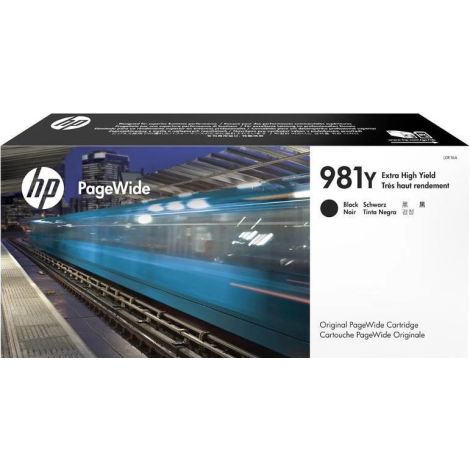 Cartridge HP 981Y, L0R16A, černá (black), originál