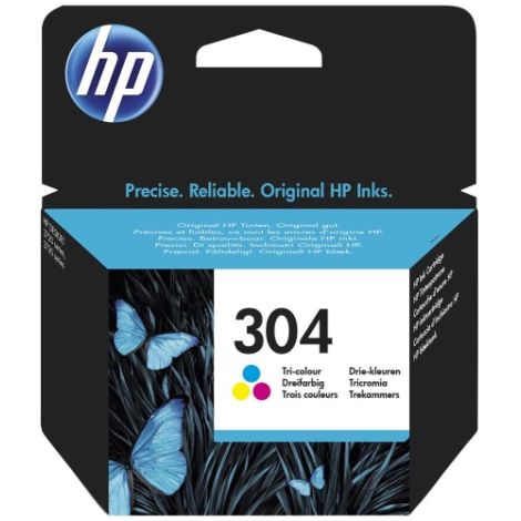 Cartridge HP 304 (N9K05AE), barevná (tricolor), originál