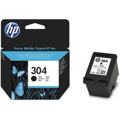 Cartridge HP 304 (N9K06AE), černá (black), originál