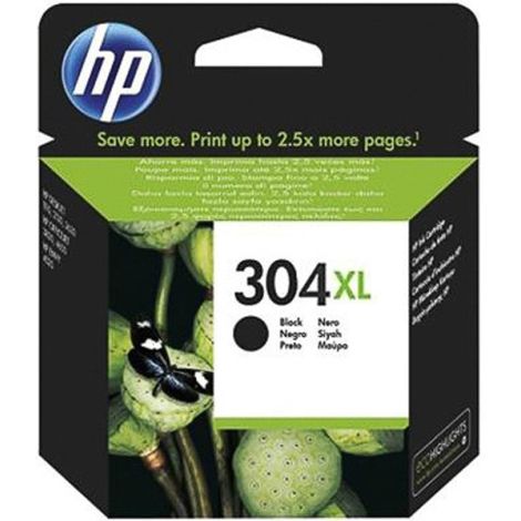 Cartridge HP 304 XL (N9K08AE), černá (black), originál