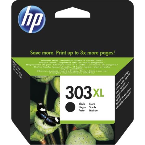 Cartridge HP 303 XL, T6N04AE, černá (black), originál