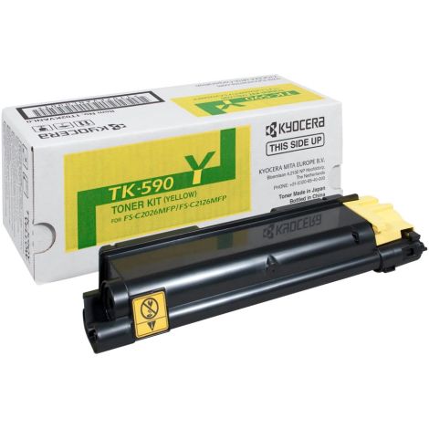 Toner Kyocera TK-590Y, žlutá (yellow), originál