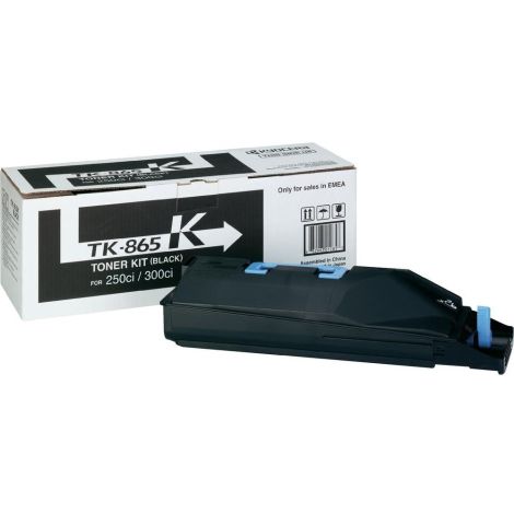 Toner Kyocera TK-865K, černá (black), originál