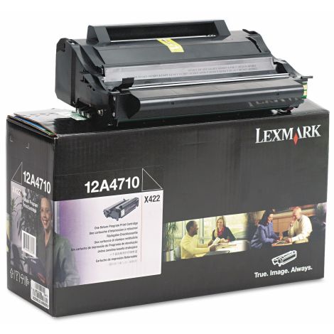 Toner Lexmark 12A4710 (X422), černá (black), originál