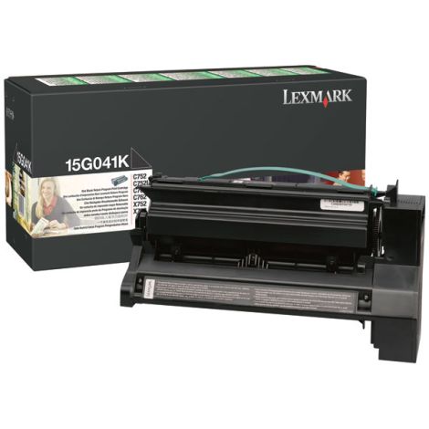 Toner Lexmark 15G041K (C752), černá (black), originál