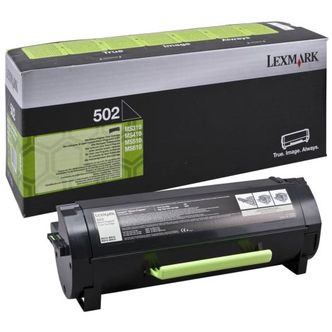 Toner Lexmark 502, 50F2000 (MS310, MS312, MS410, MS412, MS510, MS610), černá (black), originál