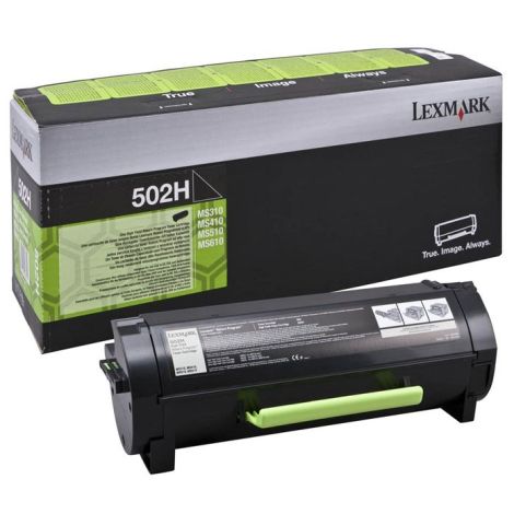 Toner Lexmark 502H, 50F2H00 (MS310, MS312, MS410, MS412, MS510, MS610), černá (black), originál