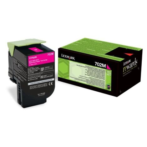 Toner Lexmark 702M, 70C20M0 (CS310, CS410, CS510), purpurová (magenta), originál