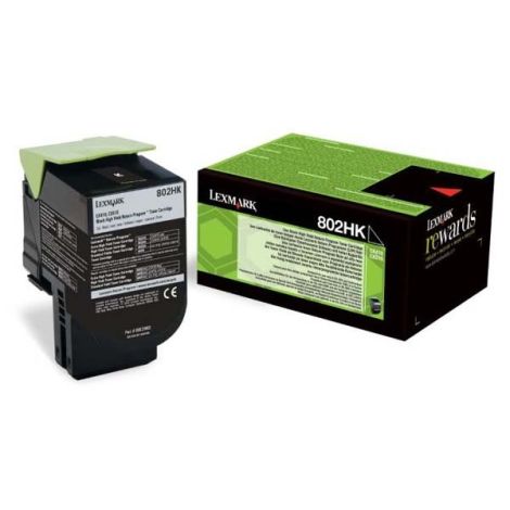 Toner Lexmark 802HK, 80C2HK0 (CX410, CX510), černá (black), originál