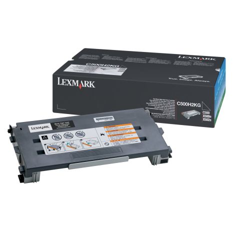 Toner Lexmark C500H2KG (C500, X500, X502), černá (black), originál