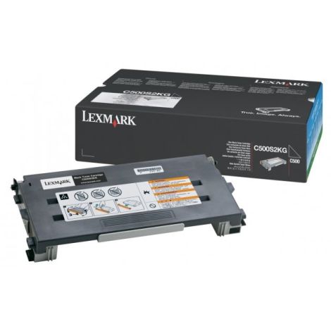 Toner Lexmark C500S2KG (C500n), černá (black), originál