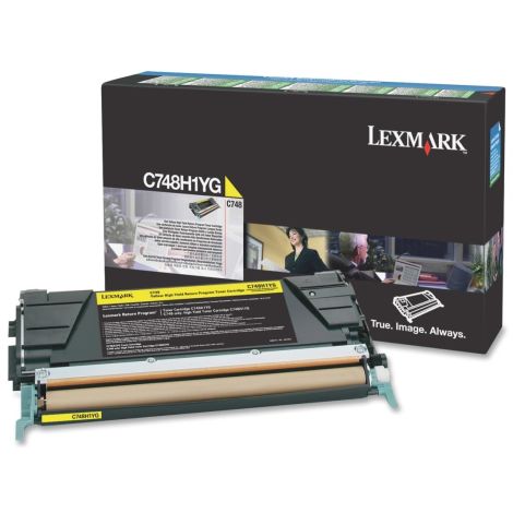 Toner Lexmark C748H1YG (C748), žlutá (yellow), originál