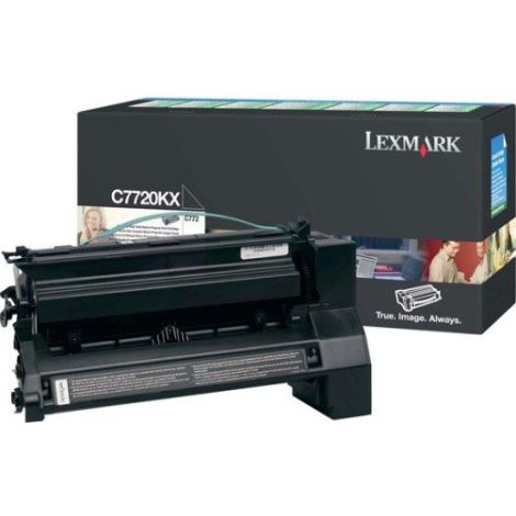 Toner Lexmark C7720KX (C772, X772), černá (black), originál