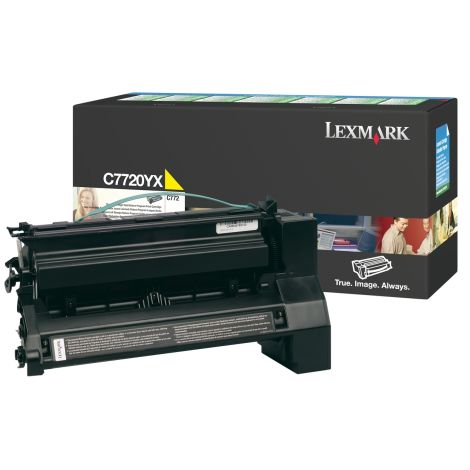 Toner Lexmark C7720YX (C772, X772), žlutá (yellow), originál