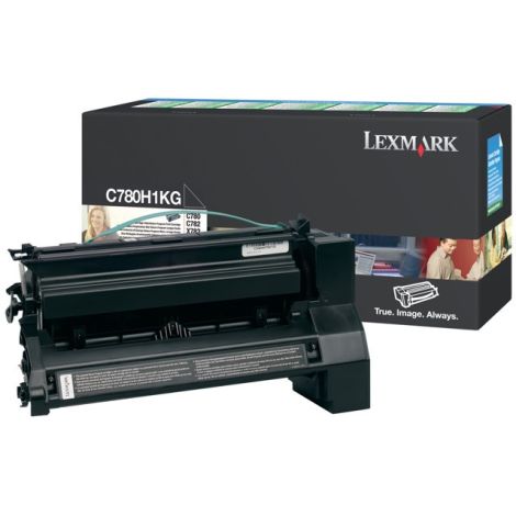 Toner Lexmark C780H1KG (C780, C782, X782), černá (black), originál