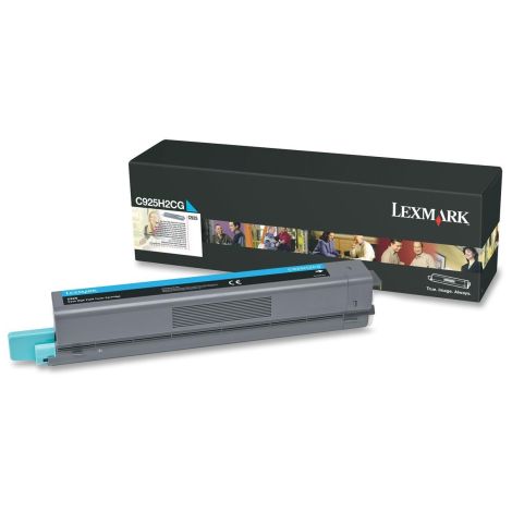 Toner Lexmark C925H2CG (C925), azurová (cyan), originál