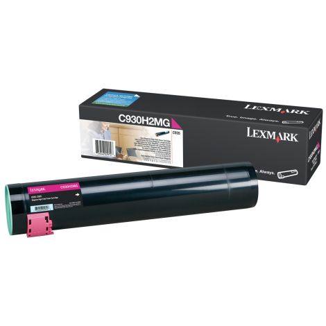 Toner Lexmark C930H2MG (C935), purpurová (magenta), originál