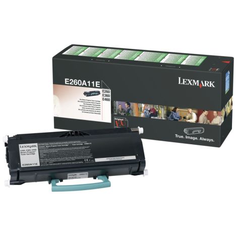 Toner Lexmark E260A11E (E260, E360, E460), černá (black), originál