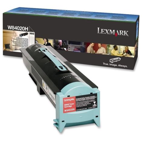 Toner Lexmark W84020H (W840), černá (black), originál