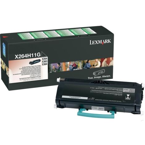 Toner Lexmark X264H11G (X264, X363, X364), černá (black), originál