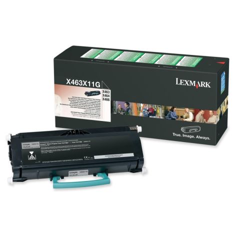 Toner Lexmark X463X11G (X463, X464, X466), černá (black), originál