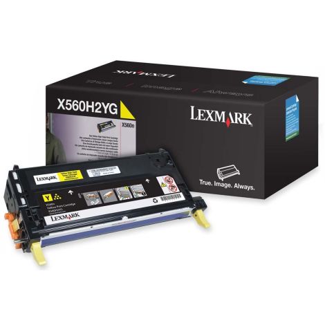 Toner Lexmark X560H2YG (X560), žlutá (yellow), originál