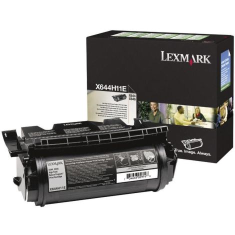 Toner Lexmark X644H11E (X642, X644, X646), černá (black), originál