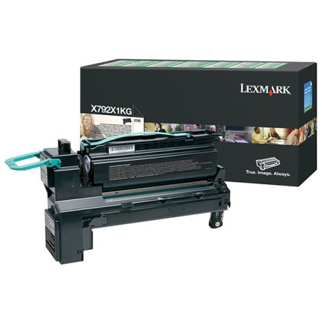 Toner Lexmark X792X1KG (X792), černá (black), originál