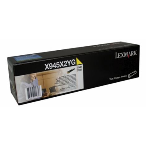 Toner Lexmark X945X2YG (X940, X945), žlutá (yellow), originál