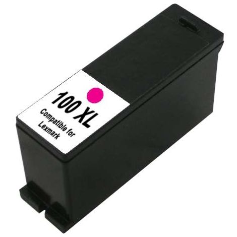 Cartridge Lexmark 14N1070E no. 100 XL, purpurová (magenta), alternativní