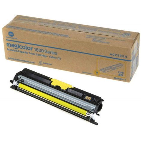 Toner Konica Minolta A0V305H (1600, 1650, 1680, 1690), žlutá (yellow), originál