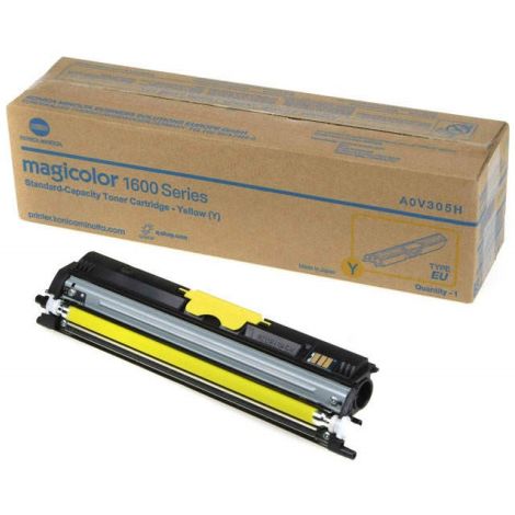 Toner Konica Minolta A0V306H (1600, 1650, 1680, 1690), žlutá (yellow), originál