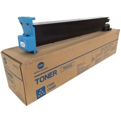 Toner Konica Minolta TN312C, 8938708, azurová (cyan), originál