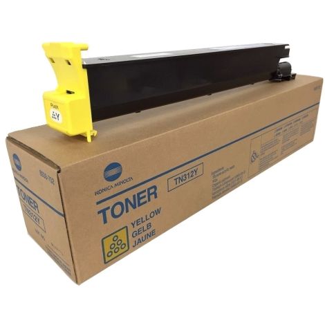 Toner Konica Minolta TN312Y, 8938706, žlutá (yellow), originál