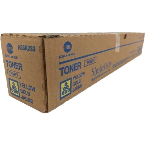 Toner Konica Minolta TN321Y, A33K250, žlutá (yellow), originál