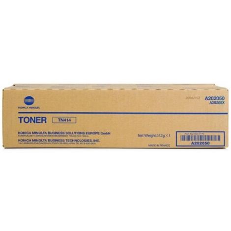 Toner Konica Minolta TN414, A202050, černá (black), originál