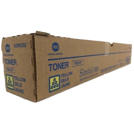 Toner Konica Minolta TN512Y, A33K252, žlutá (yellow), originál