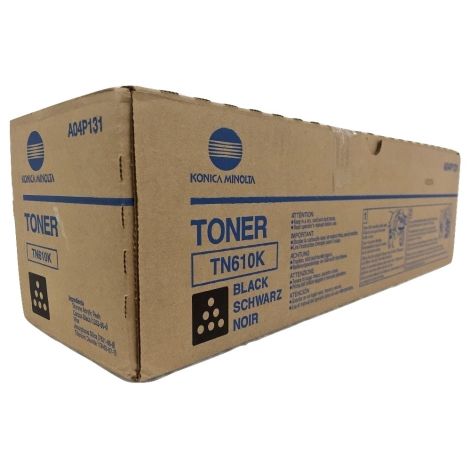 Toner Konica Minolta TN610K, A04P150, černá (black), originál