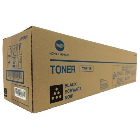 Toner Konica Minolta TN611K, A070150, černá (black), originál