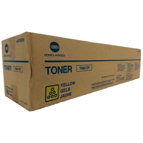 Toner Konica Minolta TN613Y, A0TM250, žlutá (yellow), originál