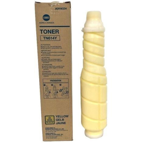 Toner Konica Minolta TN614Y, A0VW254, žlutá (yellow), originál