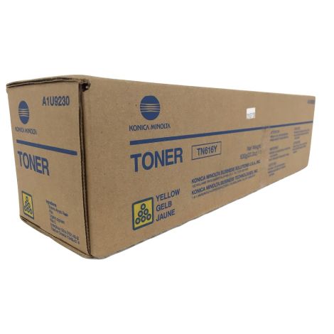 Toner Konica Minolta TN616Y, A1U9253, žlutá (yellow), originál