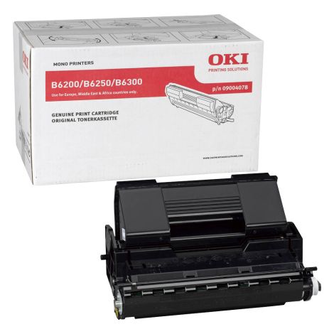 Toner OKI 09004078 (B6200, B6250, B6300), černá (black), originál