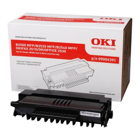 Toner OKI 09004391 (B2500, B2520, B2540), černá (black), originál