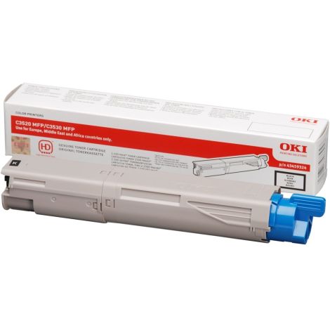 Toner OKI 43459324 (C3500, C3520, C3530, MC350, MC360), černá (black), originál